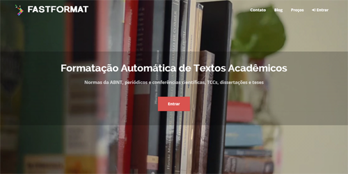 Página do FastFormat (Imagem: fastformat.co)